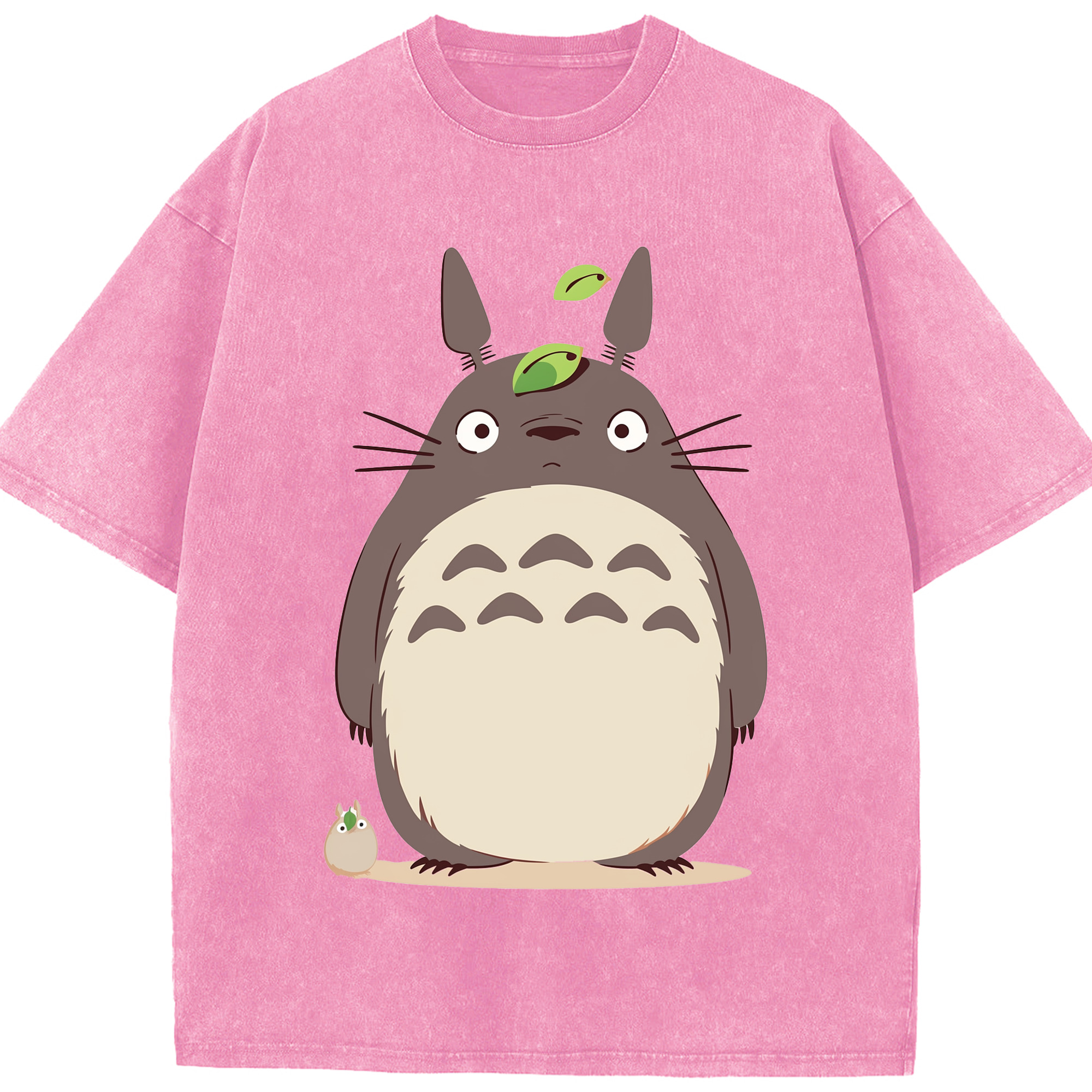 （画像用） となりのトトロ 草壁メイ 草壁サツキ My Neighbor Totoro Satsuki Kusakabe Mei Kusakabe 綿100% ヴィンテージ風 半袖Tシャツ（フロントプリント）